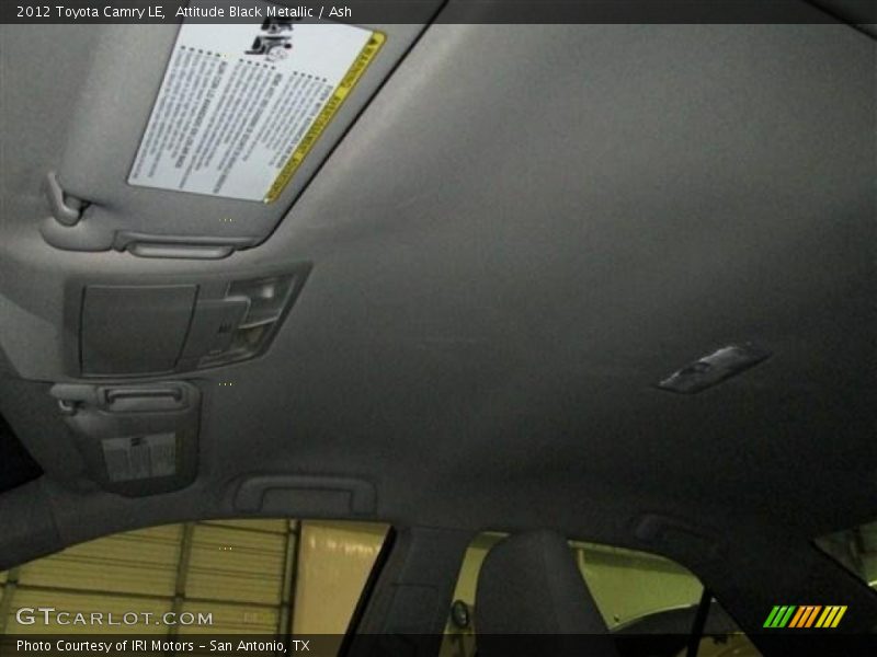 Attitude Black Metallic / Ash 2012 Toyota Camry LE