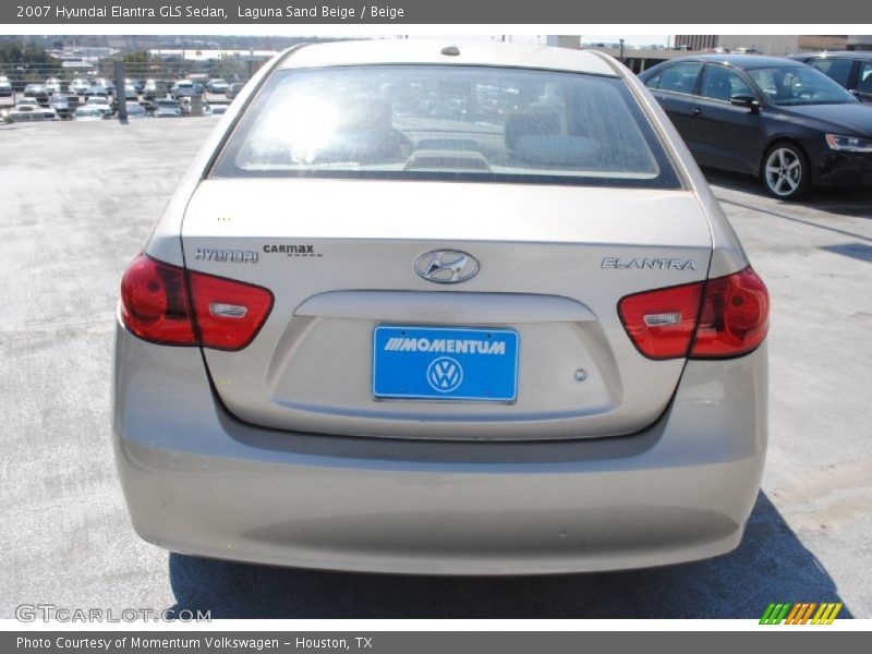 Laguna Sand Beige / Beige 2007 Hyundai Elantra GLS Sedan