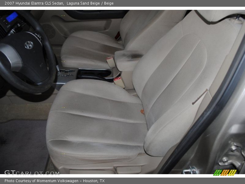 Laguna Sand Beige / Beige 2007 Hyundai Elantra GLS Sedan