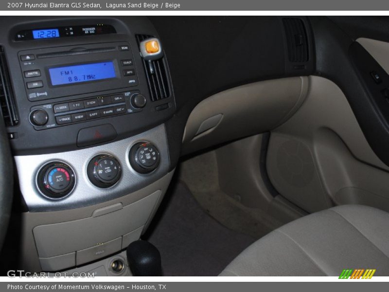 Laguna Sand Beige / Beige 2007 Hyundai Elantra GLS Sedan