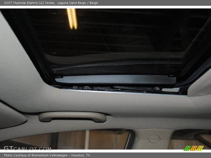 Laguna Sand Beige / Beige 2007 Hyundai Elantra GLS Sedan