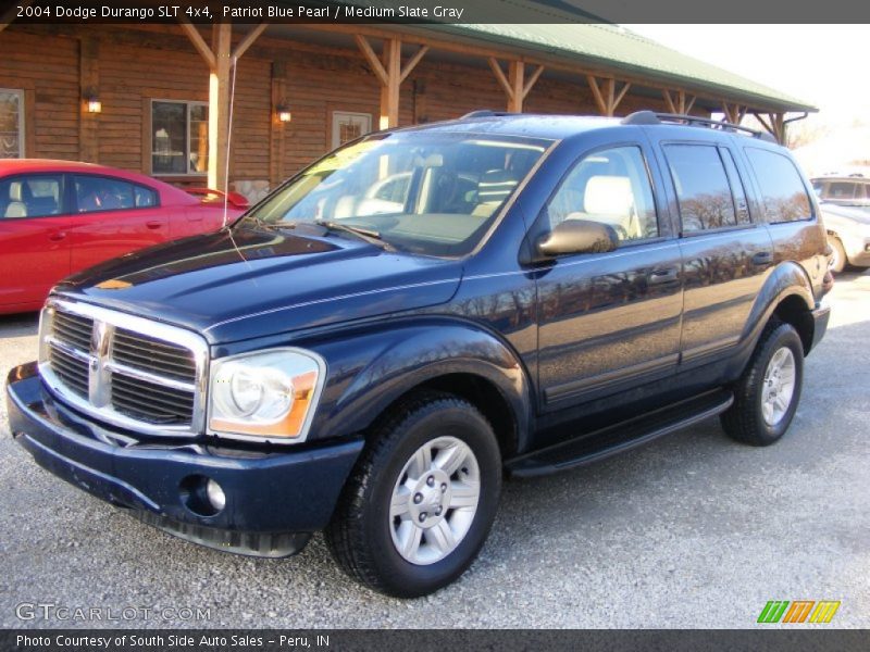 Patriot Blue Pearl / Medium Slate Gray 2004 Dodge Durango SLT 4x4