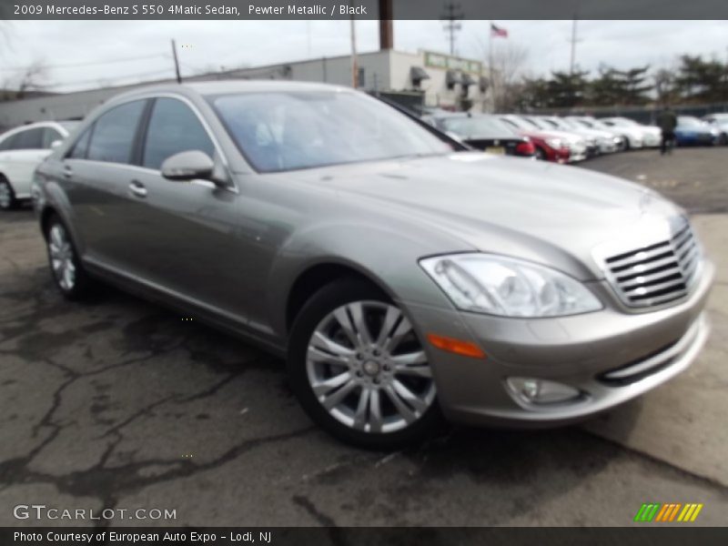 Pewter Metallic / Black 2009 Mercedes-Benz S 550 4Matic Sedan