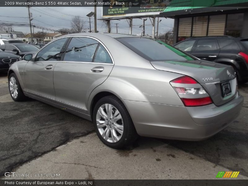 Pewter Metallic / Black 2009 Mercedes-Benz S 550 4Matic Sedan