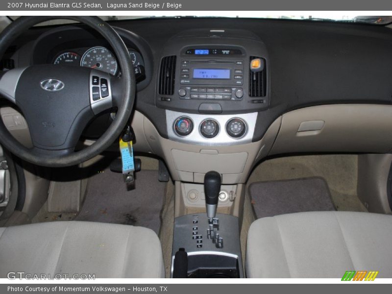 Dashboard of 2007 Elantra GLS Sedan