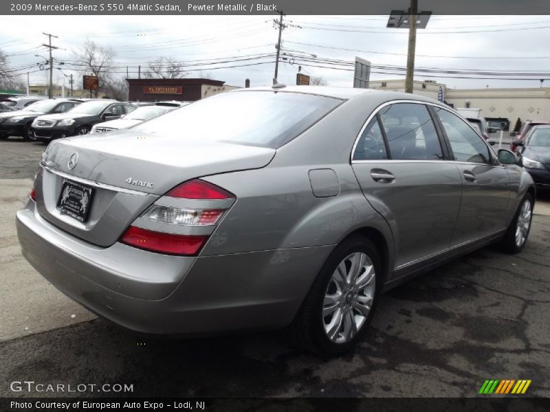 Pewter Metallic / Black 2009 Mercedes-Benz S 550 4Matic Sedan