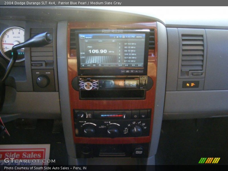 Patriot Blue Pearl / Medium Slate Gray 2004 Dodge Durango SLT 4x4