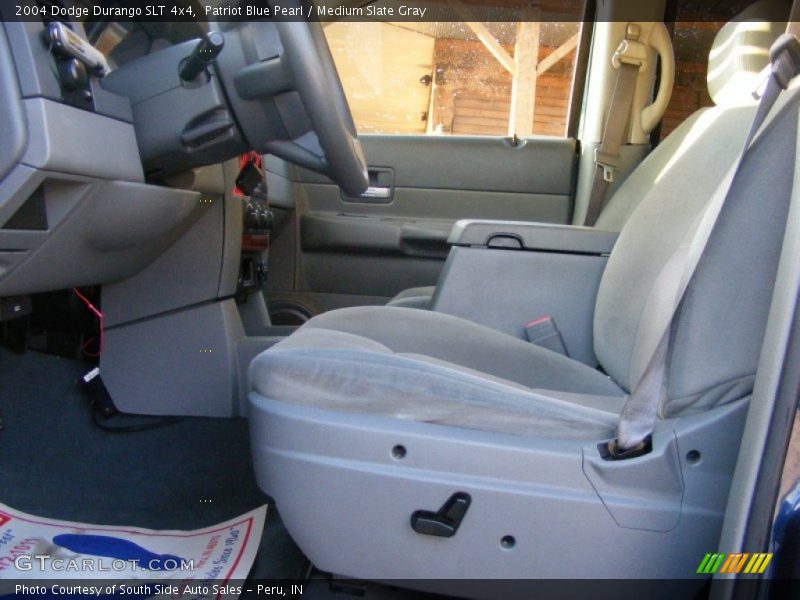 Patriot Blue Pearl / Medium Slate Gray 2004 Dodge Durango SLT 4x4