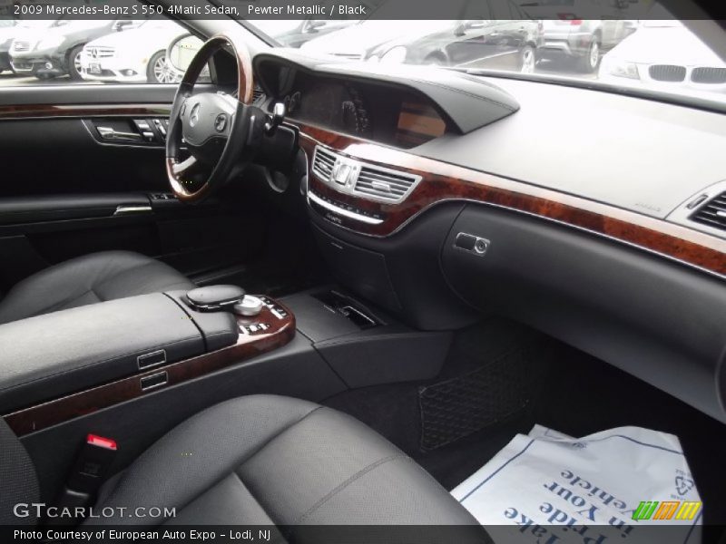 Pewter Metallic / Black 2009 Mercedes-Benz S 550 4Matic Sedan