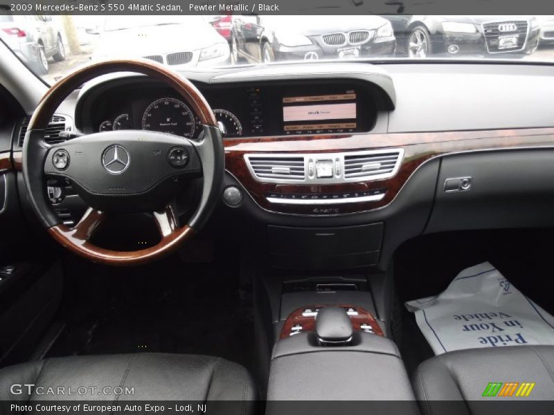 Pewter Metallic / Black 2009 Mercedes-Benz S 550 4Matic Sedan