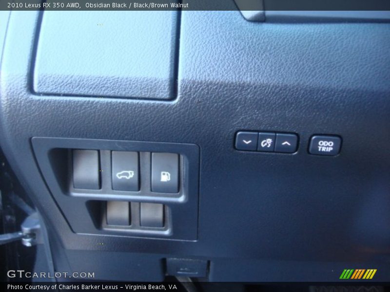 Obsidian Black / Black/Brown Walnut 2010 Lexus RX 350 AWD