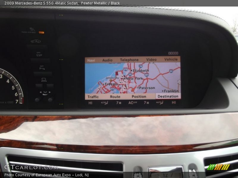Pewter Metallic / Black 2009 Mercedes-Benz S 550 4Matic Sedan