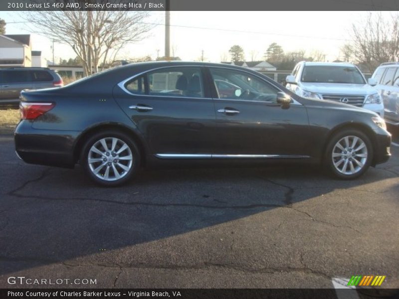 Smoky Granite Mica / Black 2010 Lexus LS 460 AWD