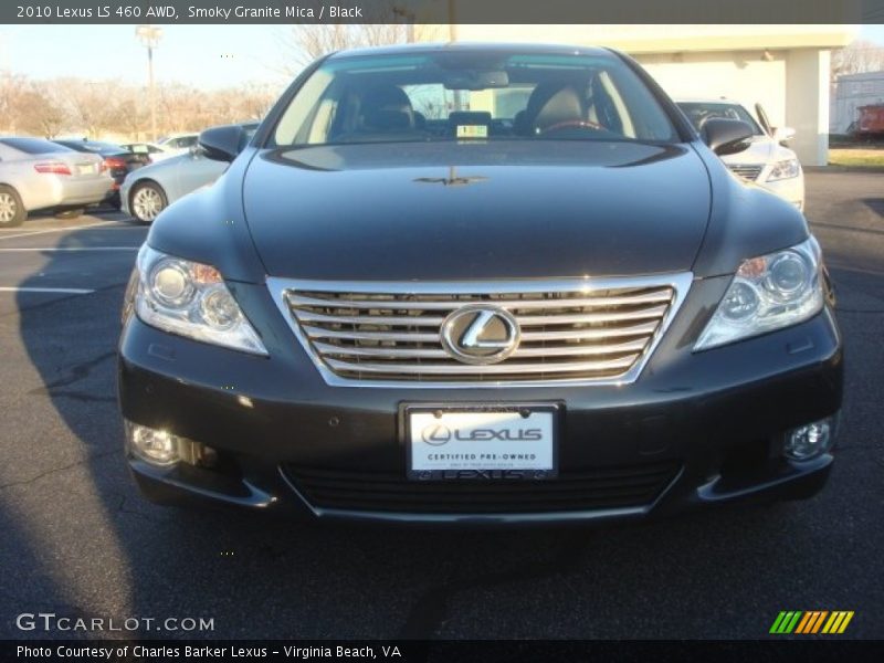 Smoky Granite Mica / Black 2010 Lexus LS 460 AWD