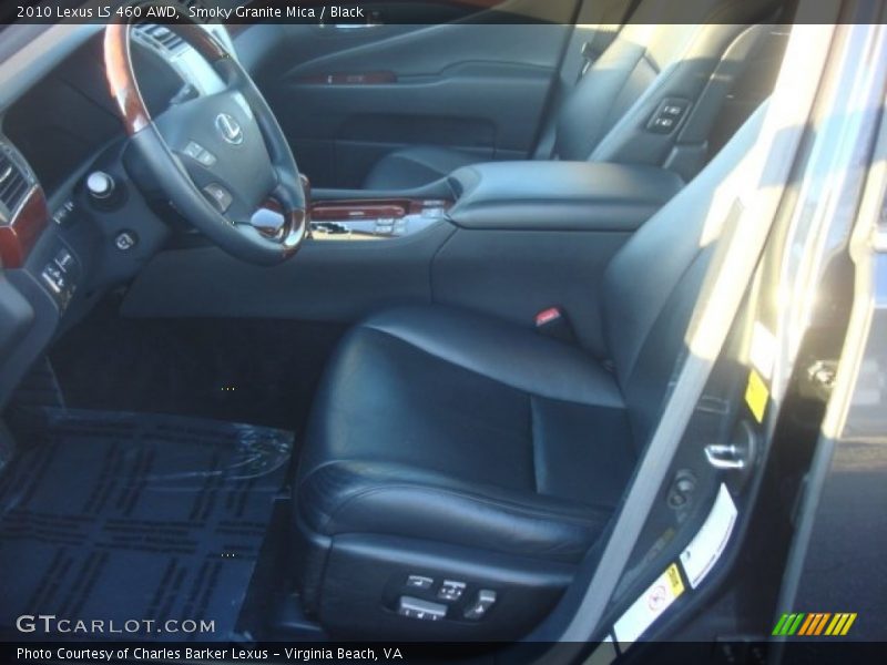 Smoky Granite Mica / Black 2010 Lexus LS 460 AWD
