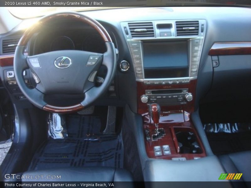 Smoky Granite Mica / Black 2010 Lexus LS 460 AWD