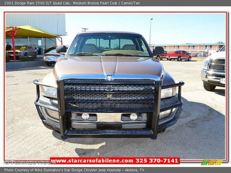 Medium Bronze Pearl Coat / Camel/Tan 2001 Dodge Ram 2500 SLT Quad Cab