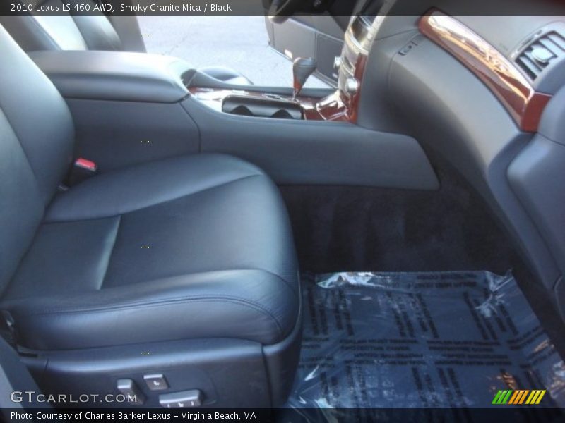 Smoky Granite Mica / Black 2010 Lexus LS 460 AWD