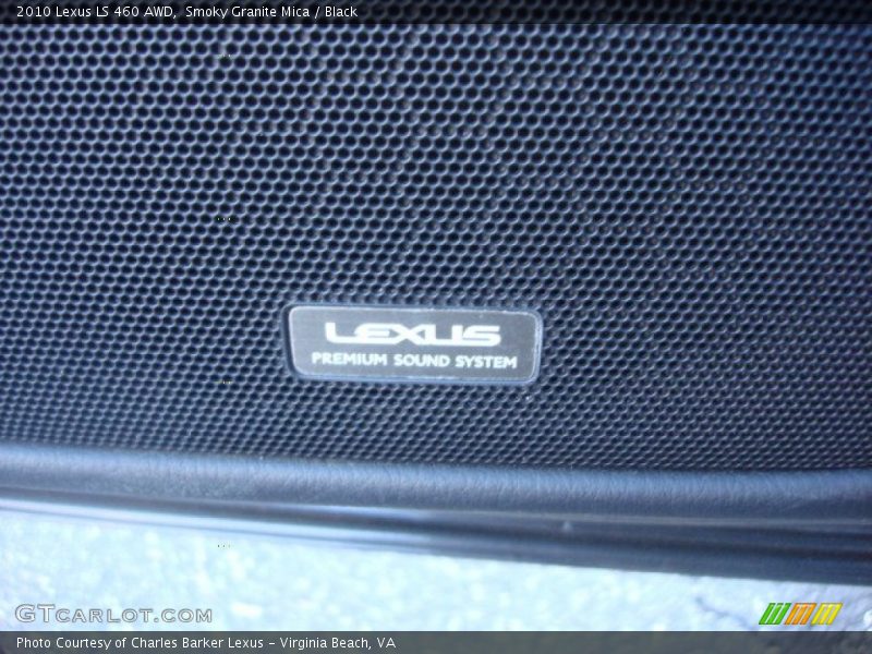 Smoky Granite Mica / Black 2010 Lexus LS 460 AWD