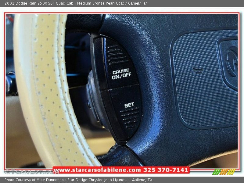 Medium Bronze Pearl Coat / Camel/Tan 2001 Dodge Ram 2500 SLT Quad Cab