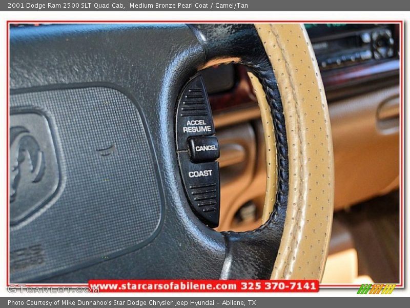 Medium Bronze Pearl Coat / Camel/Tan 2001 Dodge Ram 2500 SLT Quad Cab