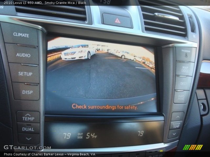 Smoky Granite Mica / Black 2010 Lexus LS 460 AWD