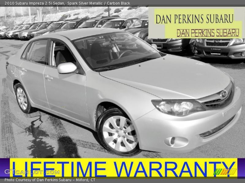 Spark Silver Metallic / Carbon Black 2010 Subaru Impreza 2.5i Sedan