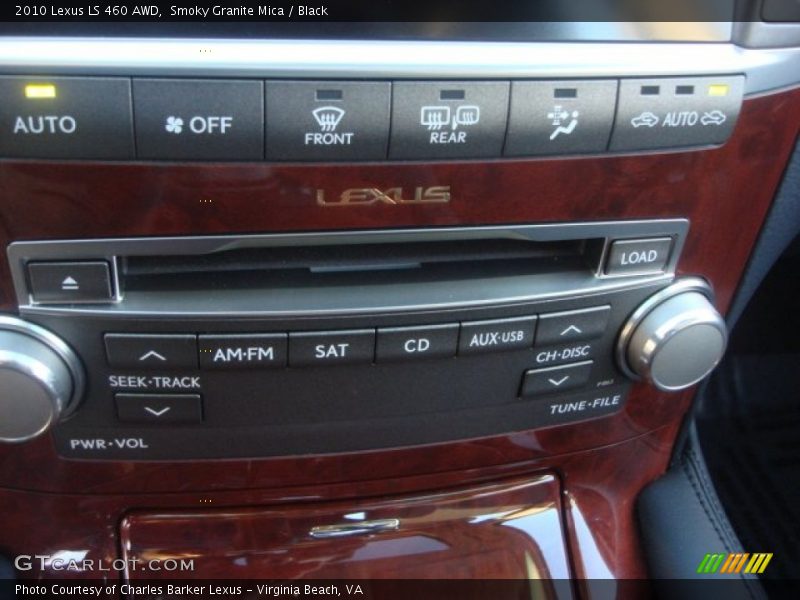 Smoky Granite Mica / Black 2010 Lexus LS 460 AWD