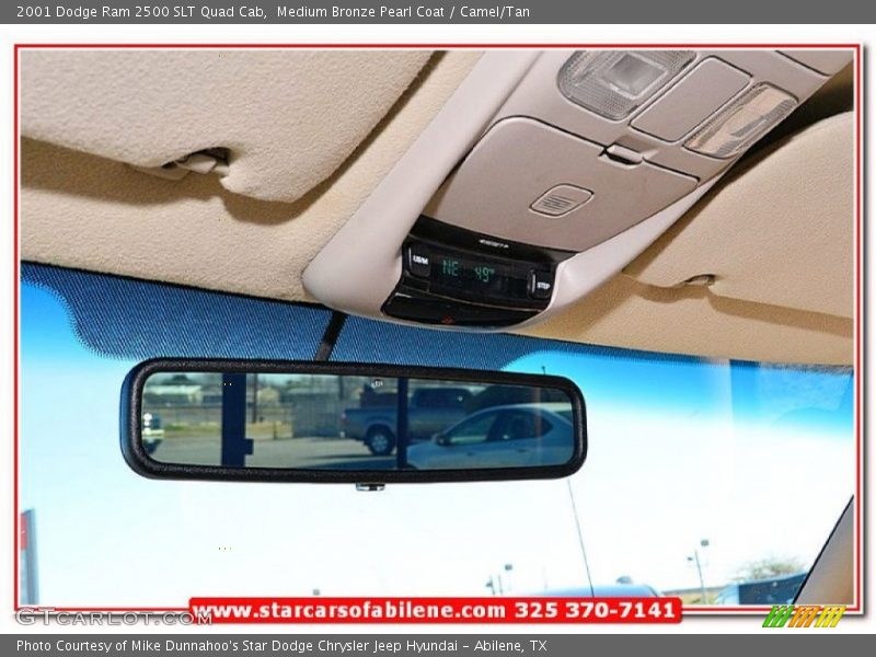 Medium Bronze Pearl Coat / Camel/Tan 2001 Dodge Ram 2500 SLT Quad Cab