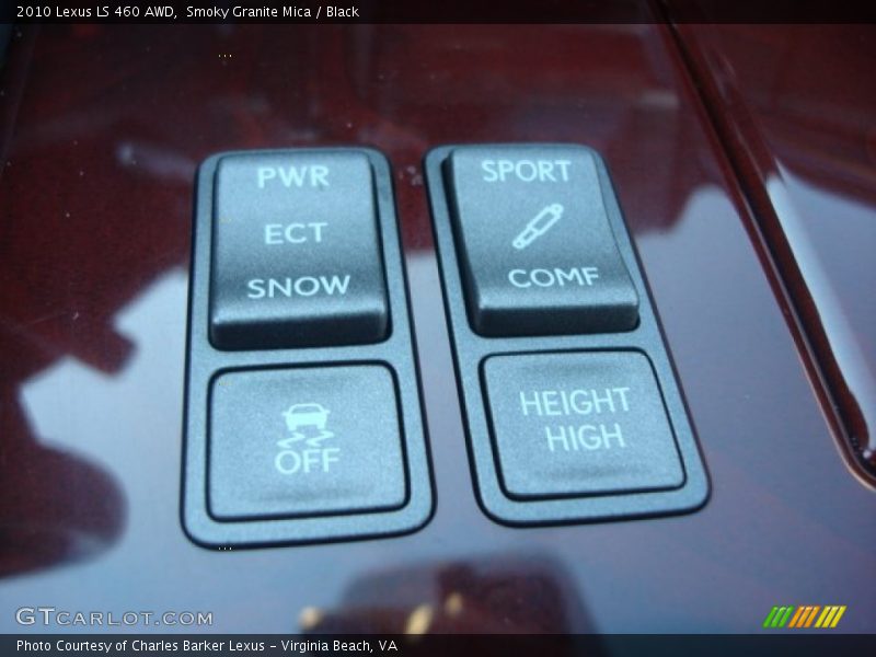 Smoky Granite Mica / Black 2010 Lexus LS 460 AWD