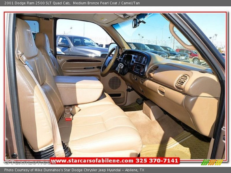 Medium Bronze Pearl Coat / Camel/Tan 2001 Dodge Ram 2500 SLT Quad Cab