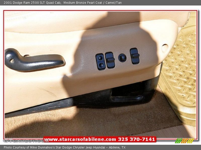 Medium Bronze Pearl Coat / Camel/Tan 2001 Dodge Ram 2500 SLT Quad Cab