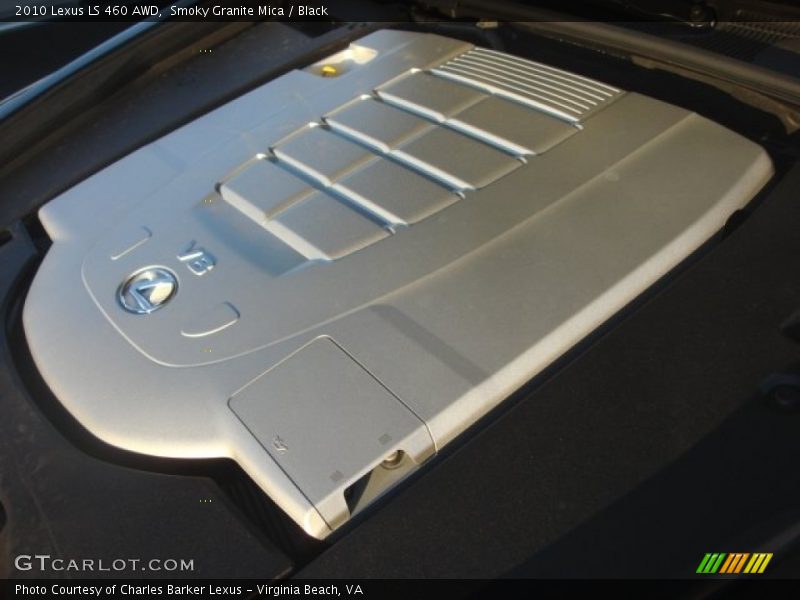 Smoky Granite Mica / Black 2010 Lexus LS 460 AWD