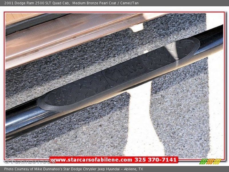 Medium Bronze Pearl Coat / Camel/Tan 2001 Dodge Ram 2500 SLT Quad Cab