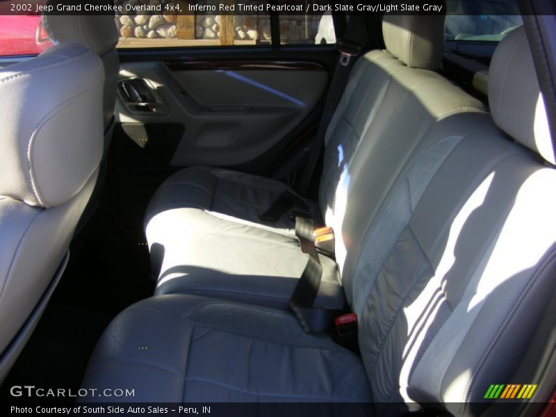 Inferno Red Tinted Pearlcoat / Dark Slate Gray/Light Slate Gray 2002 Jeep Grand Cherokee Overland 4x4