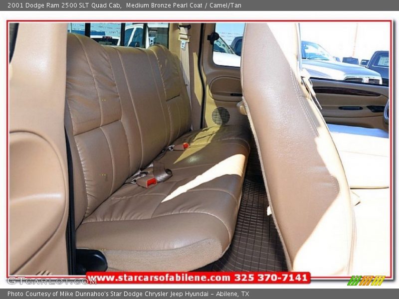 Medium Bronze Pearl Coat / Camel/Tan 2001 Dodge Ram 2500 SLT Quad Cab