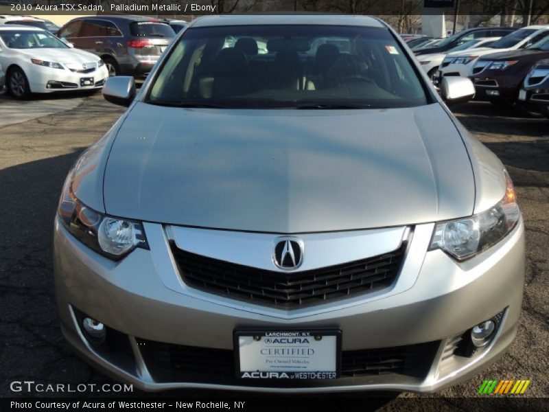 Palladium Metallic / Ebony 2010 Acura TSX Sedan