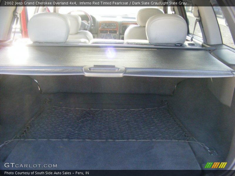 Inferno Red Tinted Pearlcoat / Dark Slate Gray/Light Slate Gray 2002 Jeep Grand Cherokee Overland 4x4