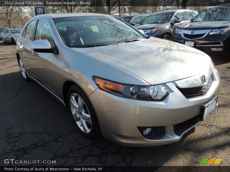 Palladium Metallic / Ebony 2010 Acura TSX Sedan