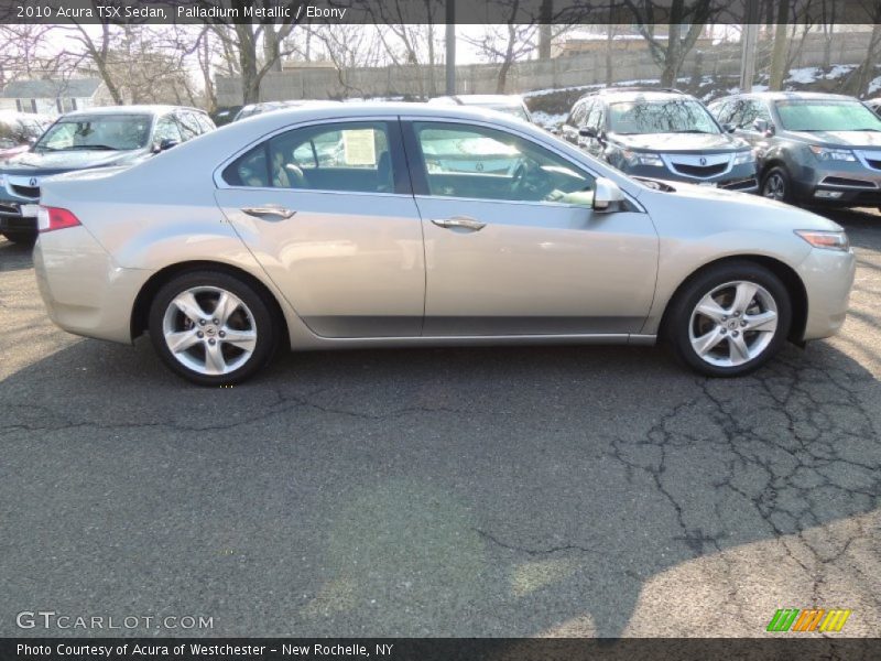 Palladium Metallic / Ebony 2010 Acura TSX Sedan