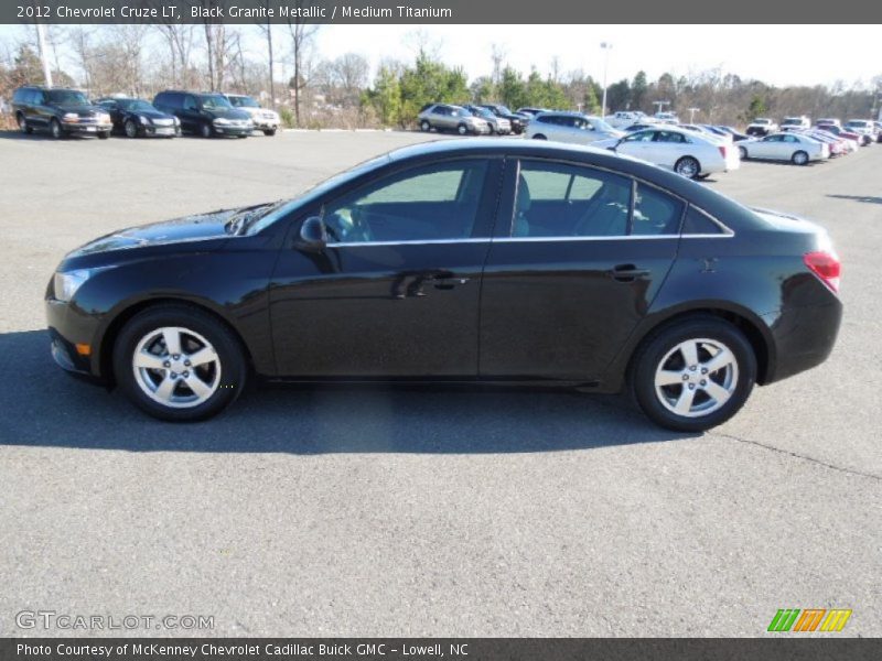 Black Granite Metallic / Medium Titanium 2012 Chevrolet Cruze LT