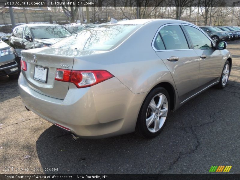 Palladium Metallic / Ebony 2010 Acura TSX Sedan
