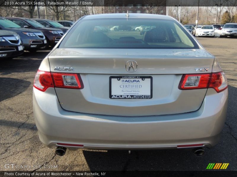 Palladium Metallic / Ebony 2010 Acura TSX Sedan