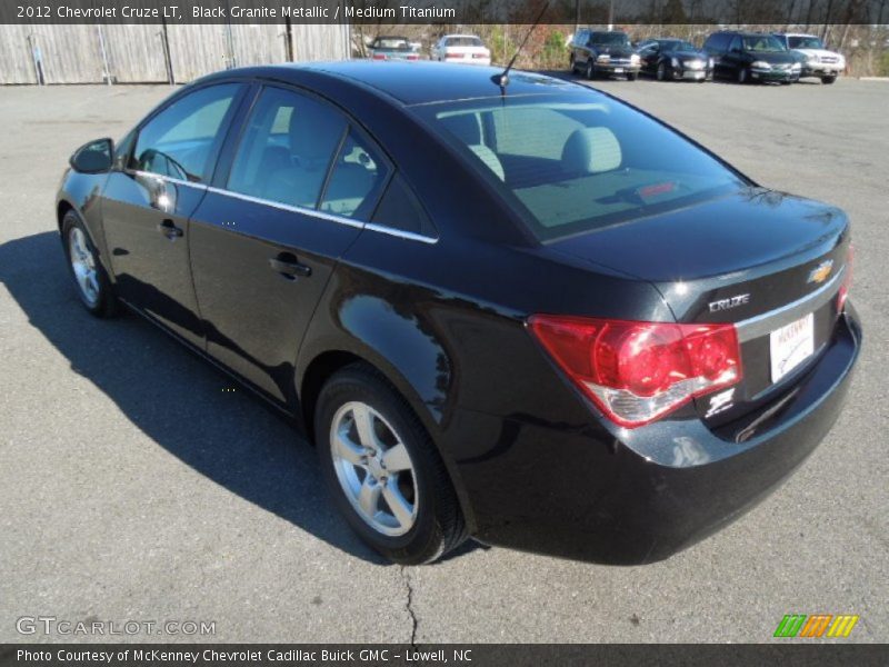 Black Granite Metallic / Medium Titanium 2012 Chevrolet Cruze LT