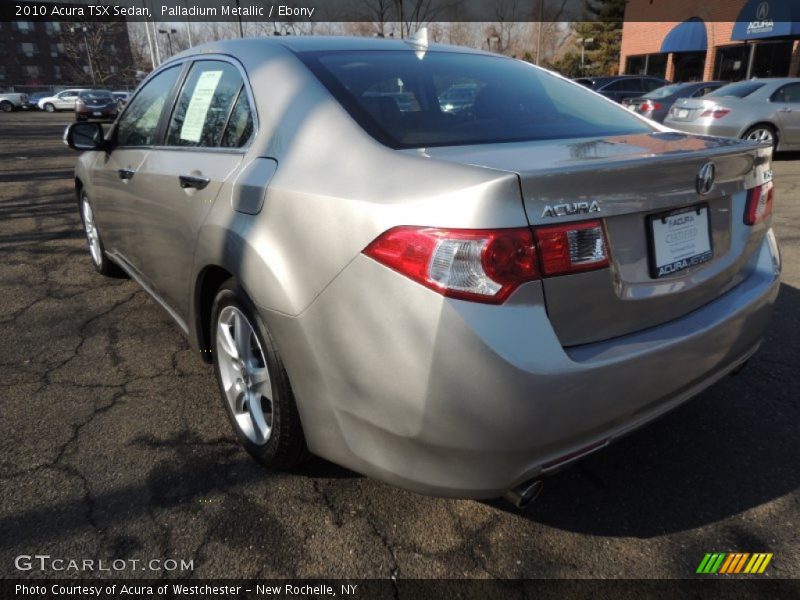 Palladium Metallic / Ebony 2010 Acura TSX Sedan