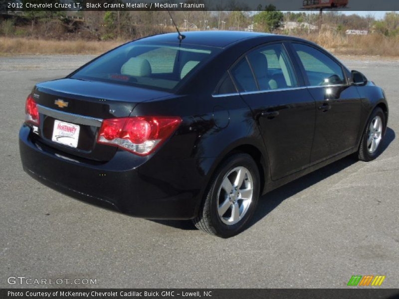 Black Granite Metallic / Medium Titanium 2012 Chevrolet Cruze LT