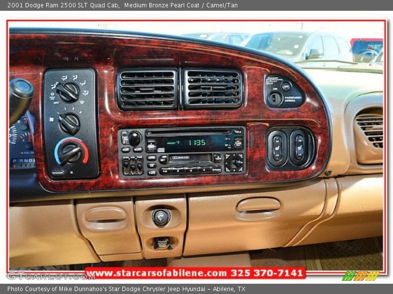 Medium Bronze Pearl Coat / Camel/Tan 2001 Dodge Ram 2500 SLT Quad Cab