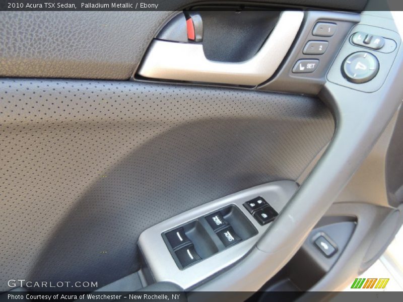 Palladium Metallic / Ebony 2010 Acura TSX Sedan
