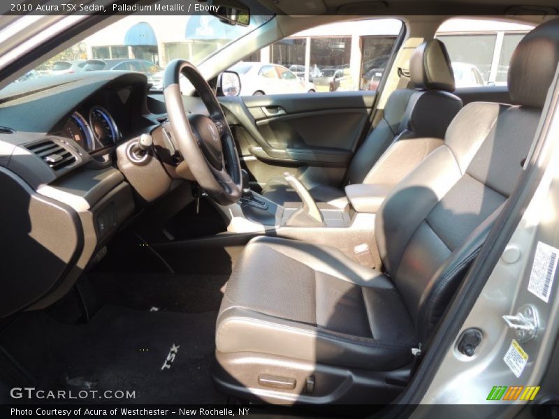 Palladium Metallic / Ebony 2010 Acura TSX Sedan