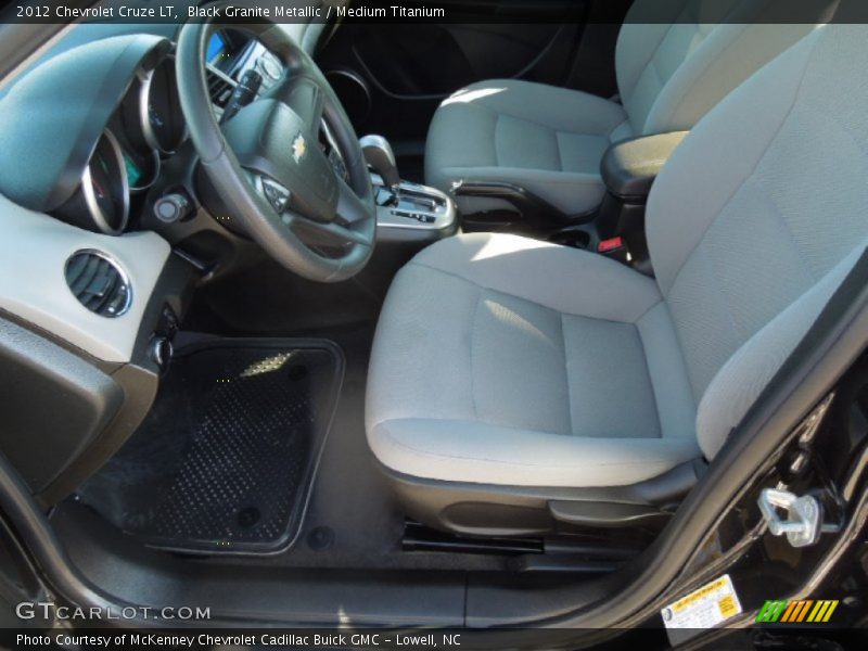 Black Granite Metallic / Medium Titanium 2012 Chevrolet Cruze LT